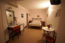 NAZOS HOTEL BEDROOM WITH A DOUBLEBED
