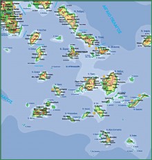 CYCLADES MAP