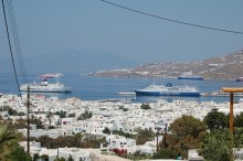 MYKONOS OLD PORT AND NEW