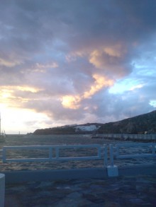 MYKONOS RAIN AT THE NEW PORT