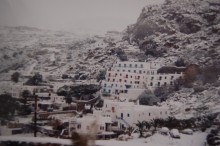 MYKONOS WITH SNOW 1