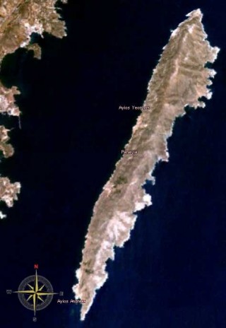 Makronisos island Cyclades Greek Islands Greece