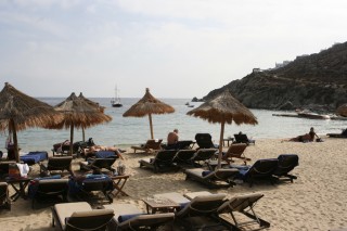 Psarou Beach Mykonos Beaches