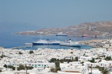 MYKONOS OLD PORT AND NEW